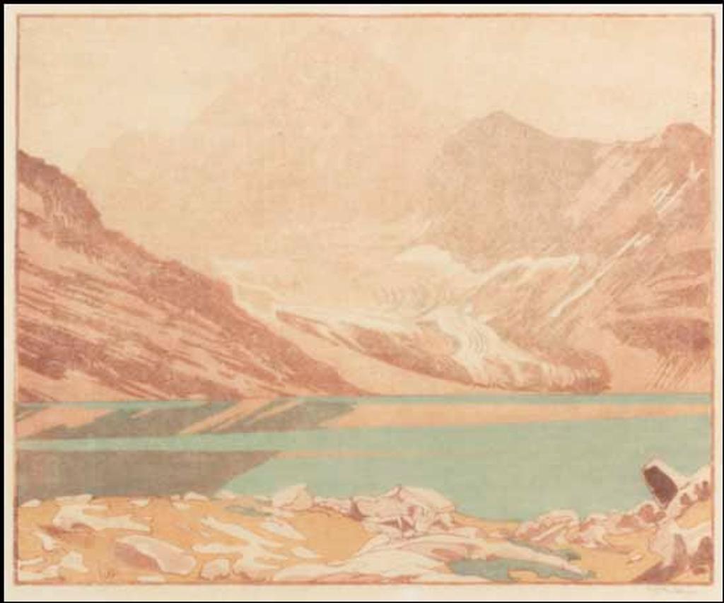 Walter Joseph (W.J.) Phillips (1884-1963) - Lake McArthur, Canadian Rockies