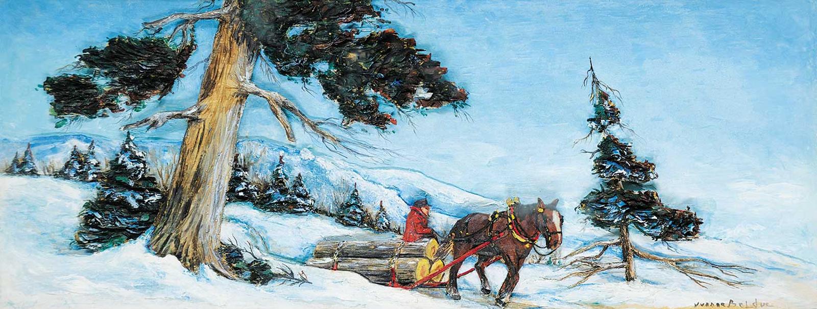 Yvonne Bolduc (1905-1983) - Untitled - Another Load of Wood