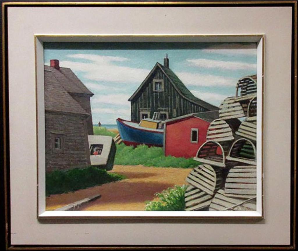 Frederick Bourchier Taylor (1906-1987) - In The Harbour: Cheticamp, Cape Breton, N.S.
