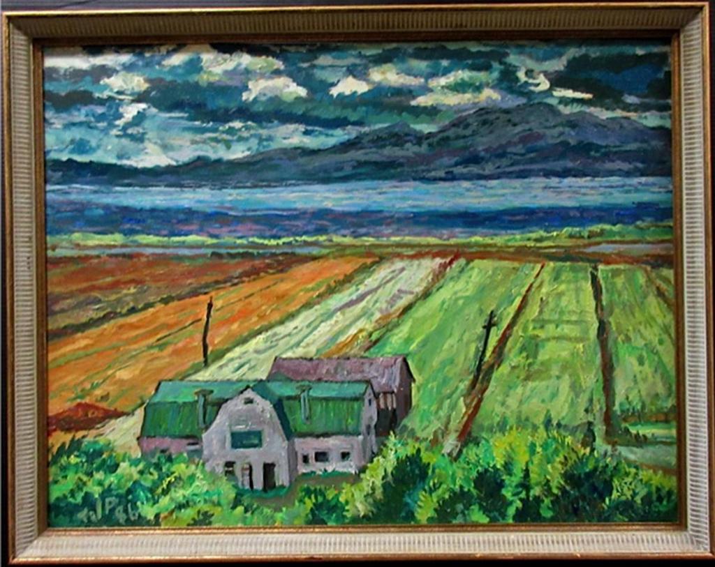 Timothy V. Phillips - Farm At Edge Of Water