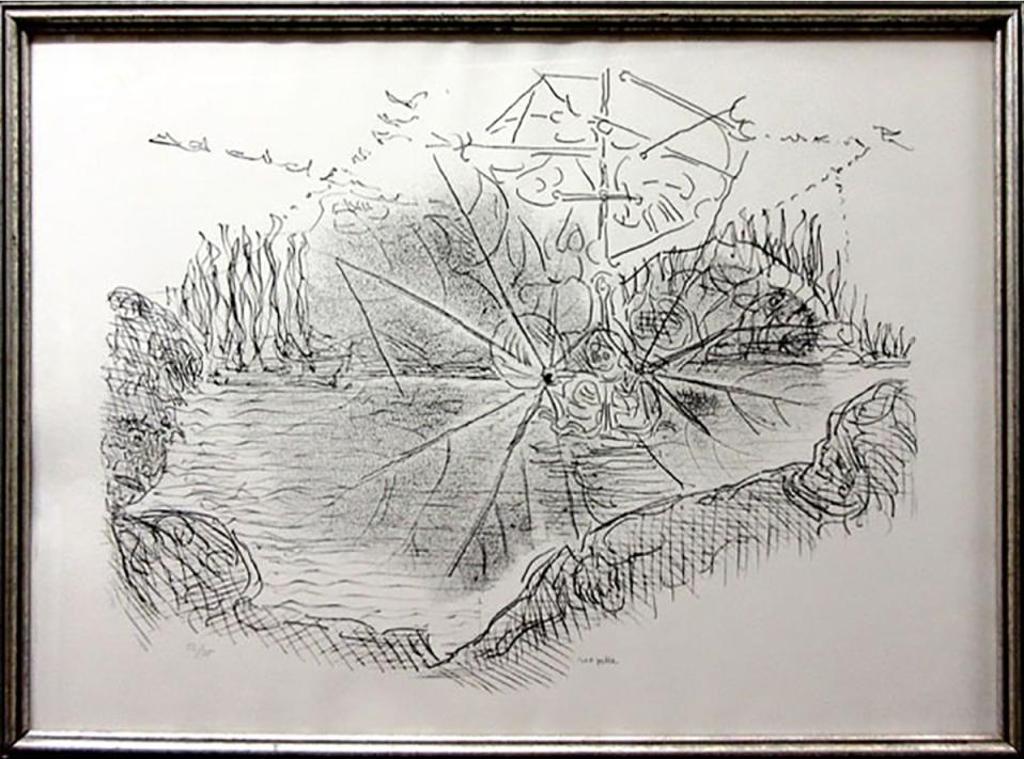 Jean-Paul Riopelle (1923-2002) - Lied À Emile Nelligan, Pl. 4 (From The Book