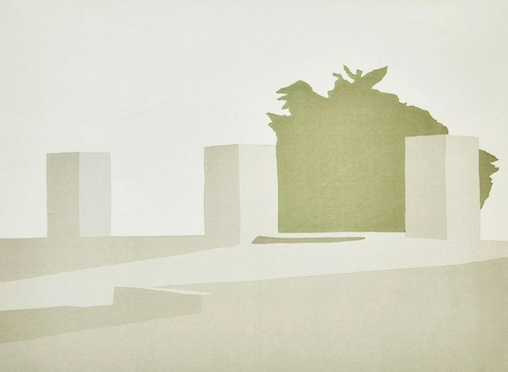 Toni (Norman) Onley (1928-2004) - Three Towers; Sanctuary of Athens