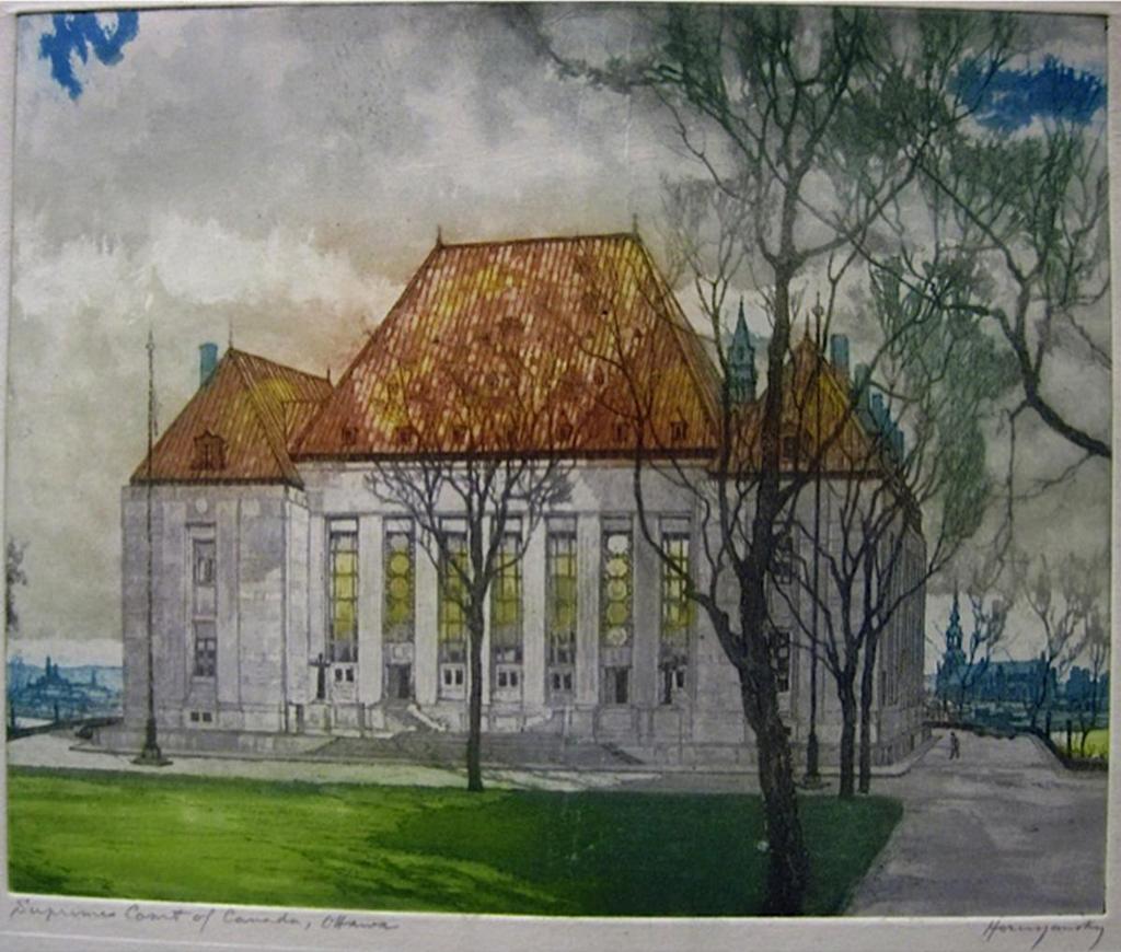 Nicholas Hornyansky (1896-1965) - Supreme Court Of Canada, Ottawa