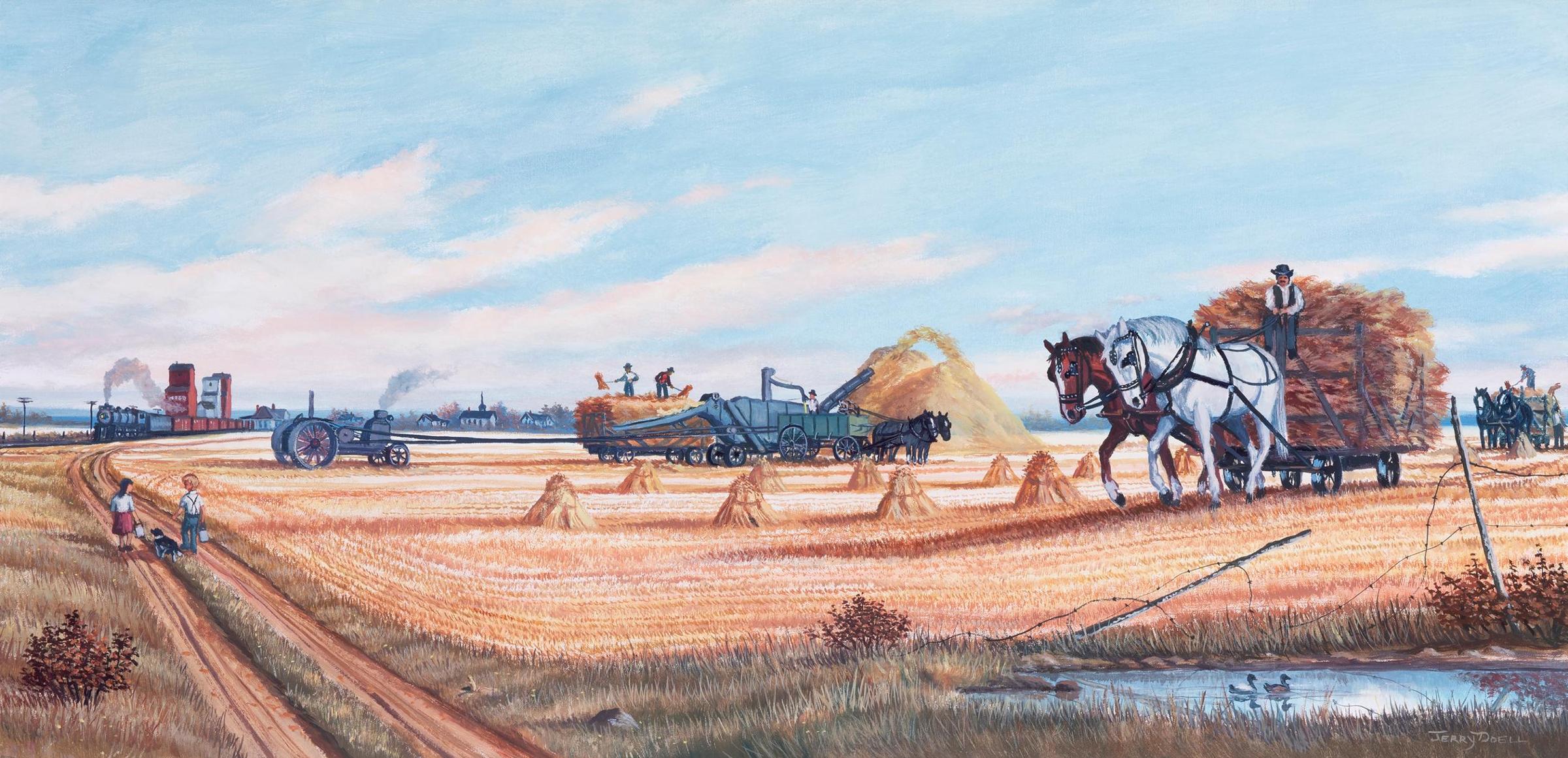Jerry Doell (1938-2005) - Harvest Time