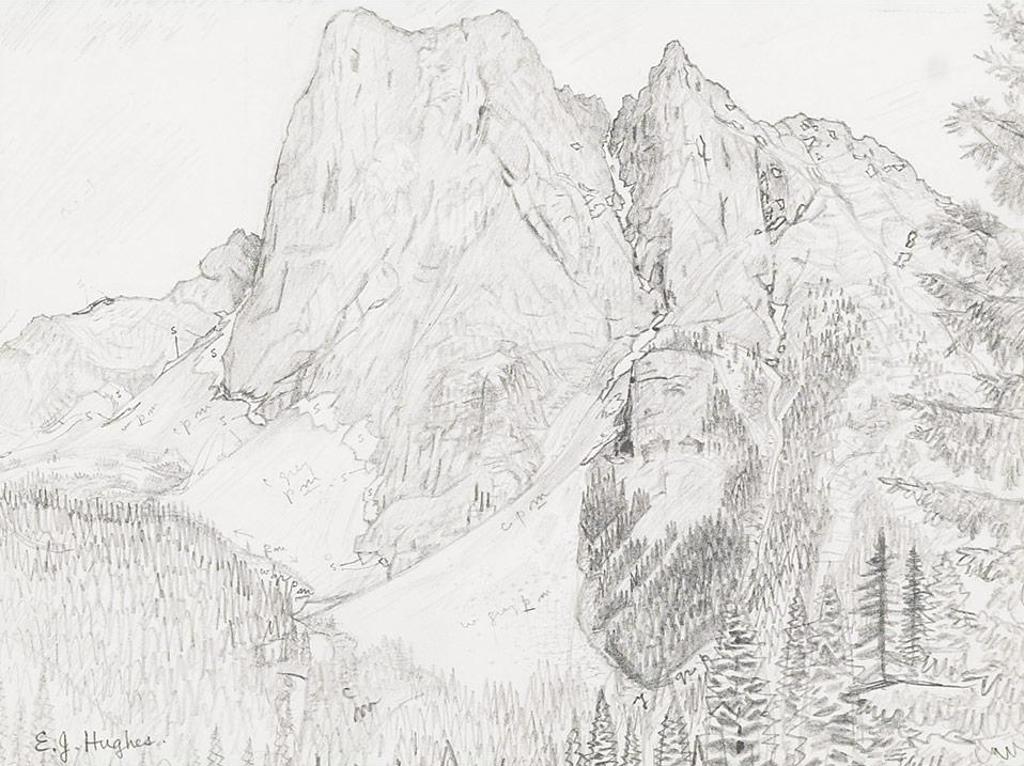 Edward John (E. J.) Hughes (1913-2007) - Mount Burgess