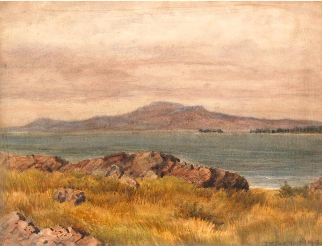 Thomas Mower Martin (1838-1934) - View From San Juan Island To Oak Bay, Victoria, B.C.