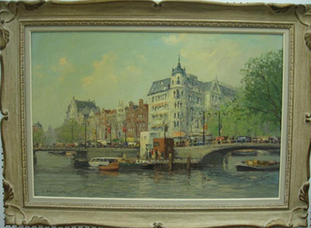 L. Berends - A Busy Canal