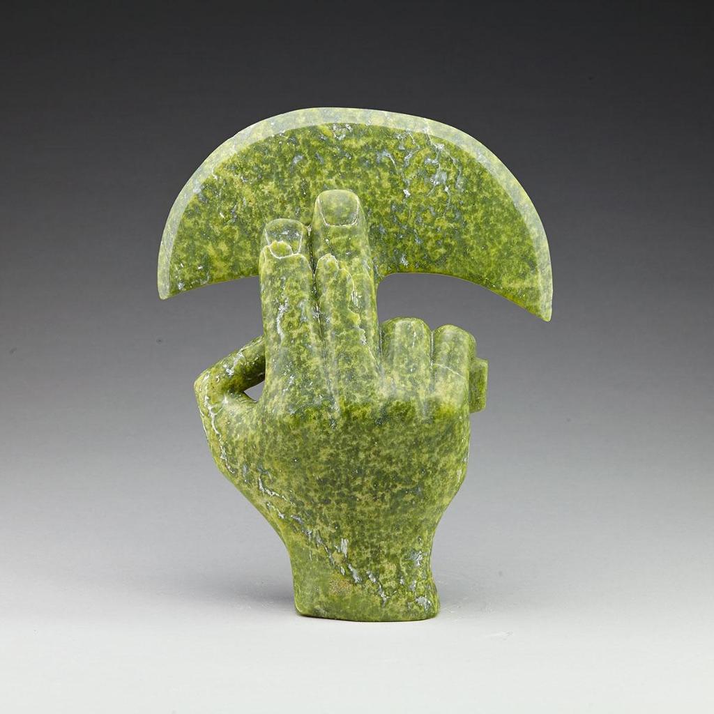 Pitseolak Niviaqsi (1947-2015) - Hand With Ulu