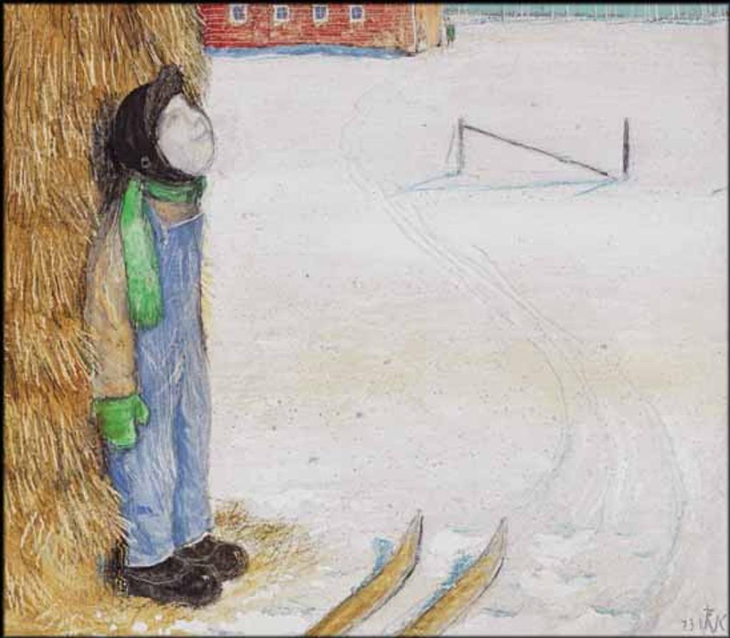 William Kurelek (1927-1977) - Solar Heating on the Prairies