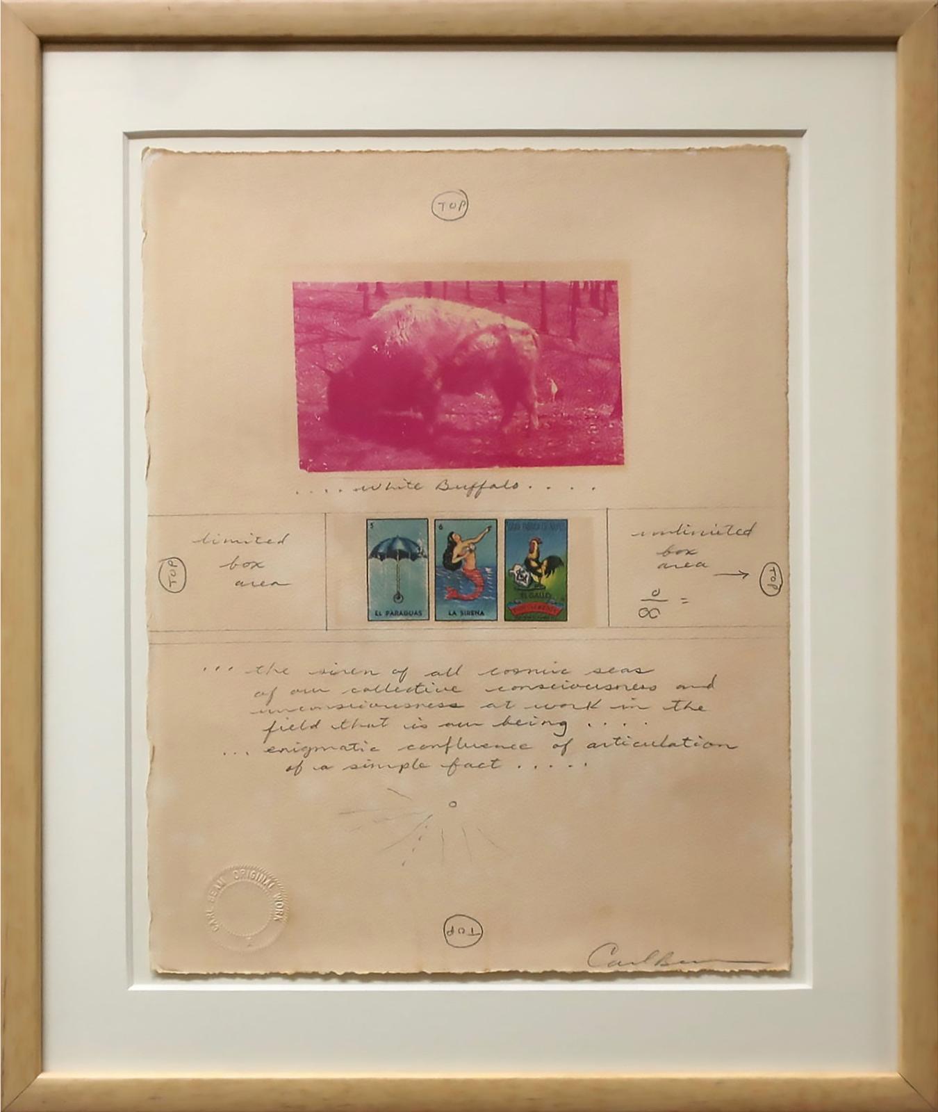 Carl Beam (1943-2005) - White Buffalo