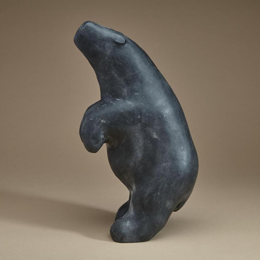 Barnabus Arnasungaaq (1924-2017) - Polar Bear Standing On Hind Legs
