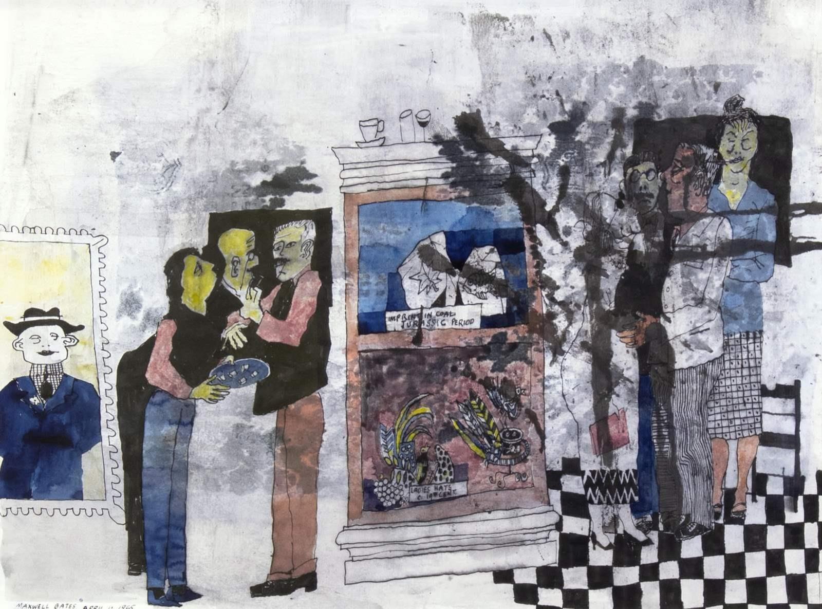 Maxwell Bennett Bates (1906-1980) - Petrified Museum; 1965
