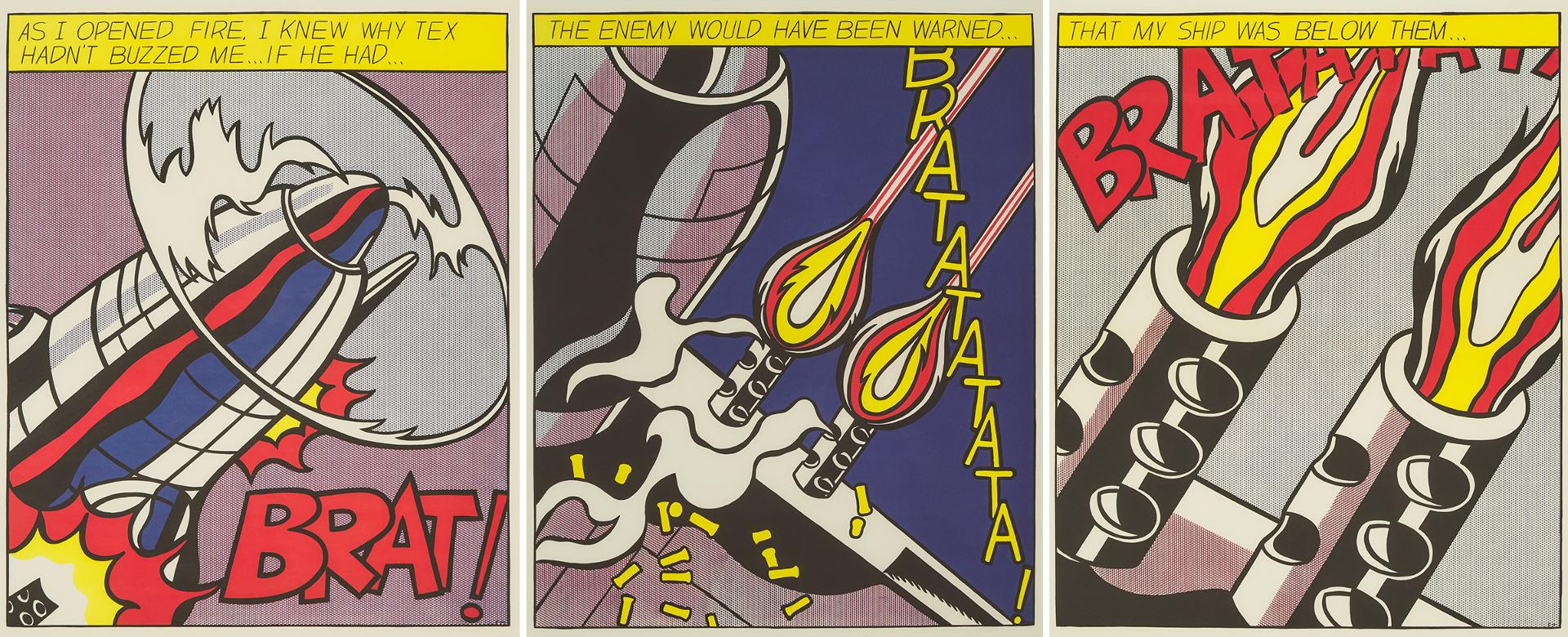 Roy Lichtenstein (1923-1997) - AS I OPENED FIRE, 1964-1990