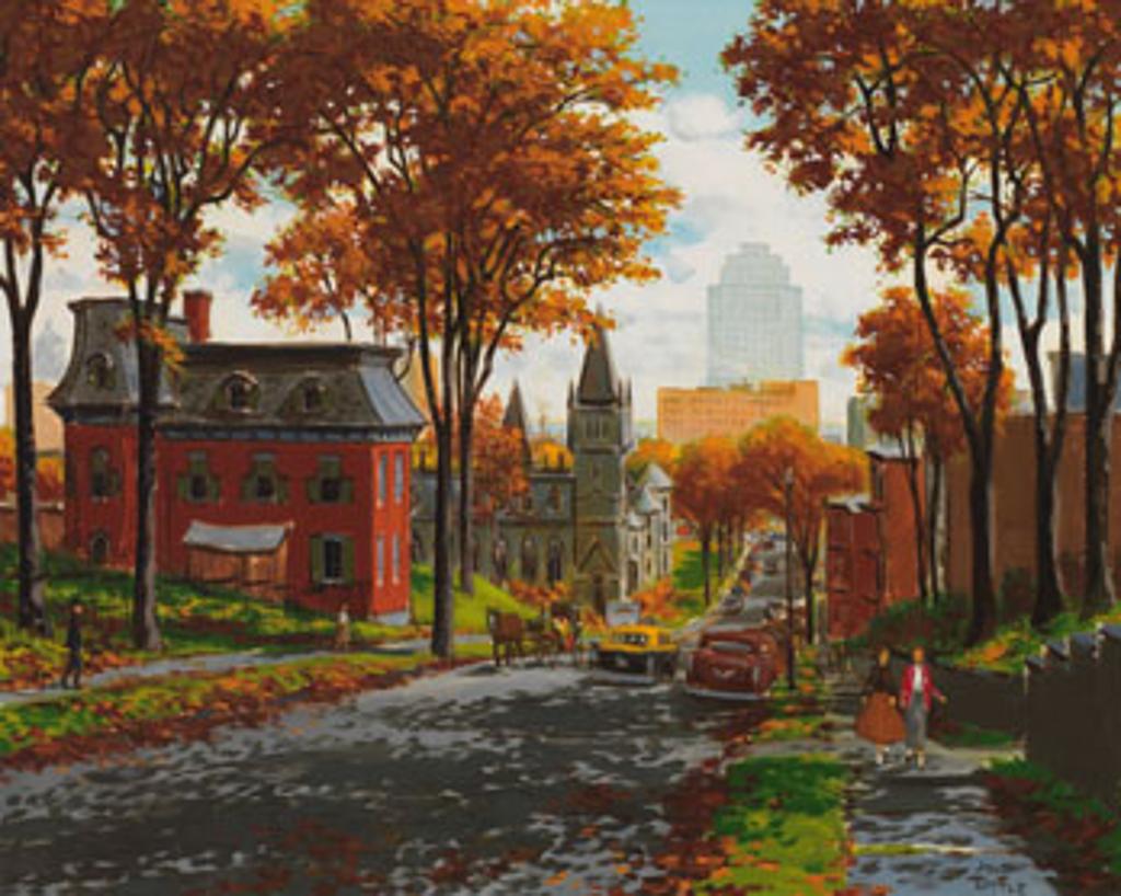 John Geoffrey Caruthers Little (1928-2024) - McTavish Street, Montreal