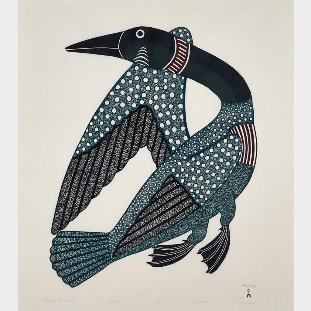 Kenojuak Ashevak (1927-2013) - Tuulliq Taanisiqtuq