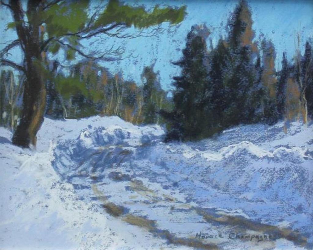 Horace Champagne (1937) - Late Afternoon Shadows, Gatineau Park