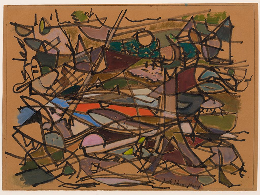 Jack Weldon Humphrey (1901-1967) - Woods and Brook Theme