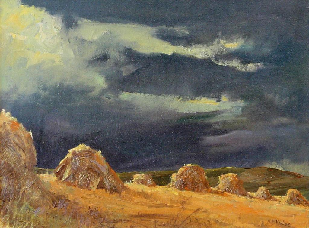Armand Frederick Vallee (1921-2009) - Stook Field, Millarville
