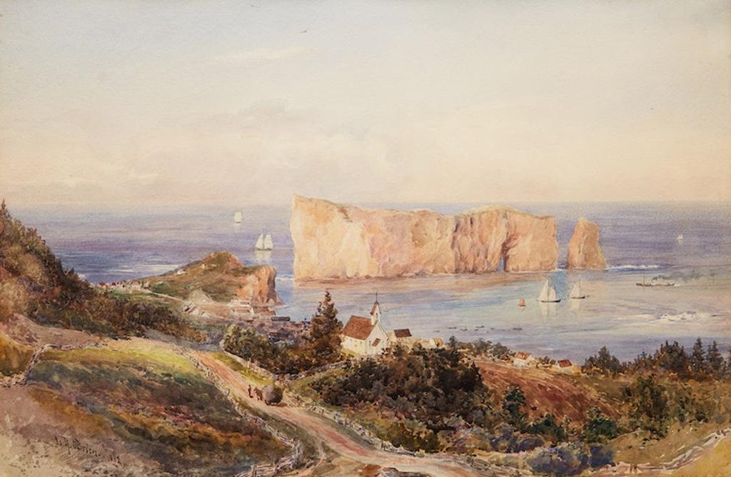 Lucius Richard O'Brien (1832-1899) - Percé Rock, Gaspé, Quebec