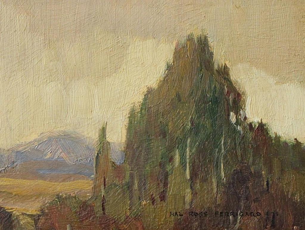 Hal Ross Perrigard (1891-1960) - Untitled- Treeline landscape