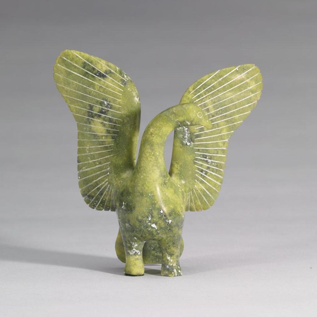 Abraham Etungat (1911-1999) - Bird With Upswept Wings