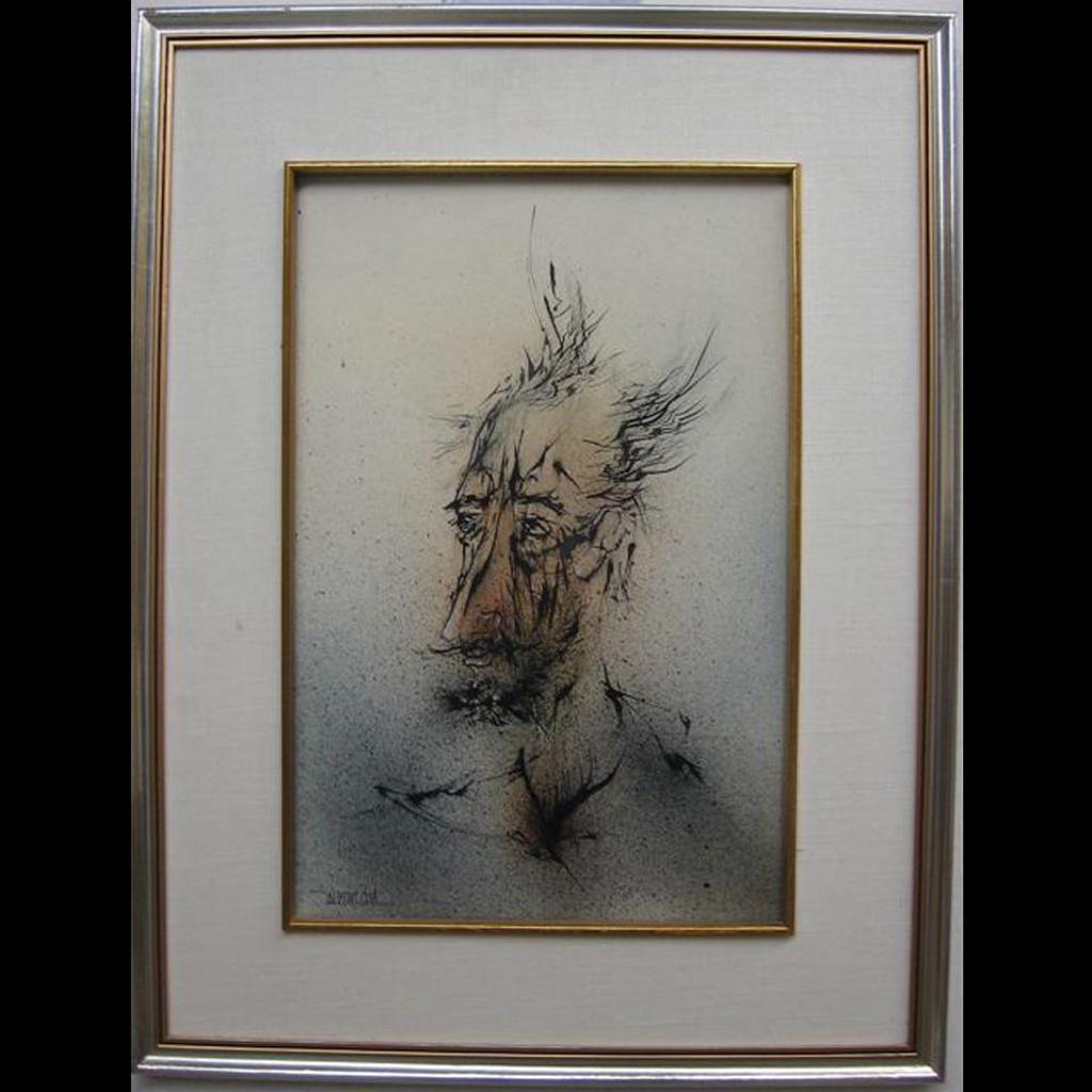Leonardo Nierman (1932) - Head Of A Man (Don Quixote?)