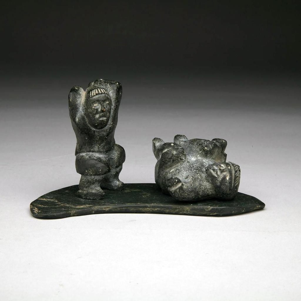 Charlie Panigoniak (1946) - Two Figures On Base
