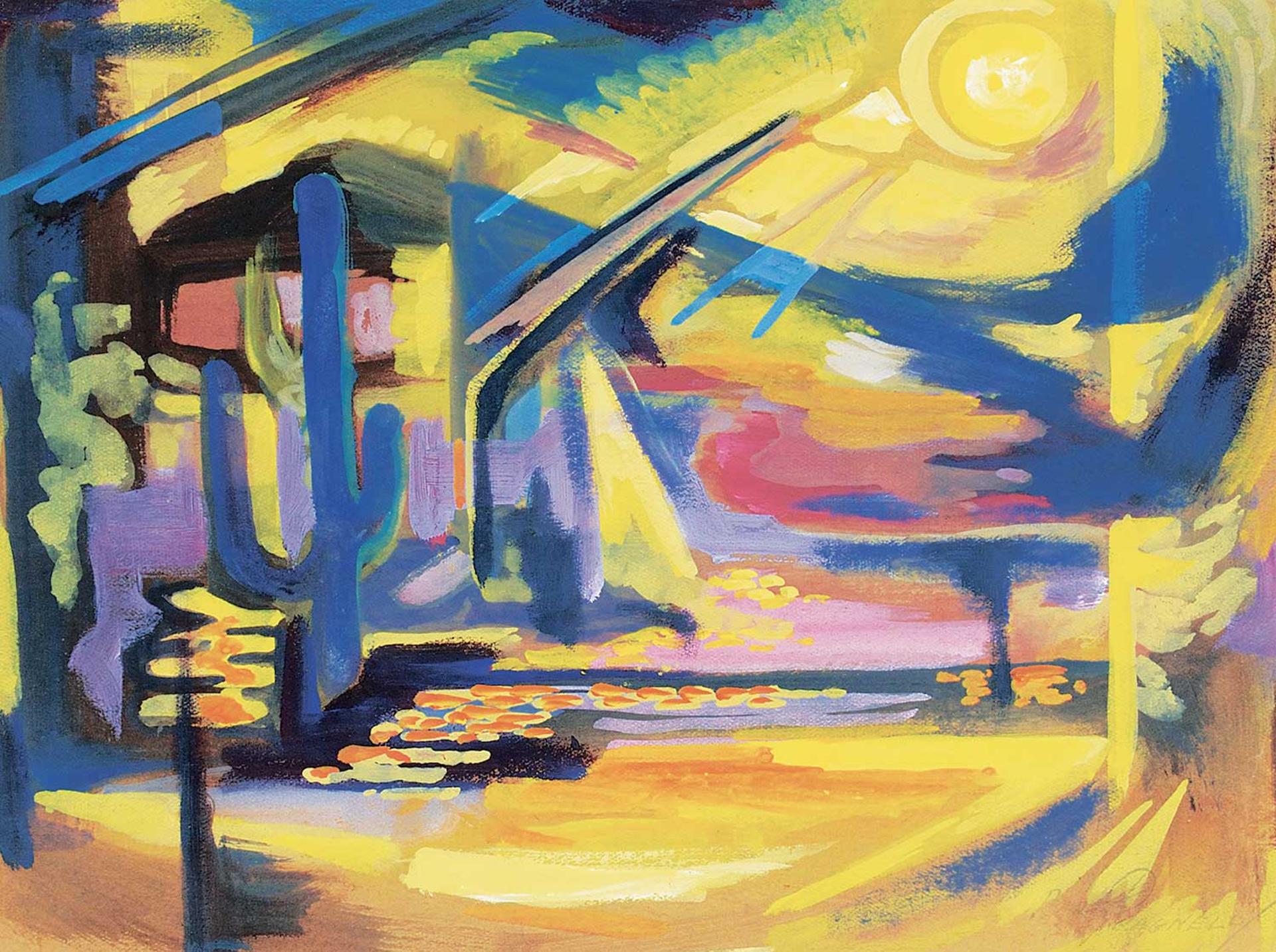 Bartley Robilliard Bart Pragnell (1907-1966) - Landscape, Fresno California
