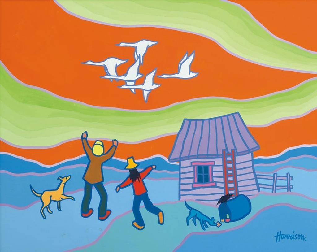 Ted Harrison (1926-2015) - Hurrah for Spring