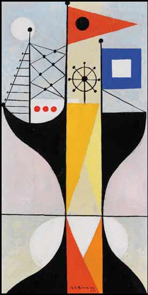 Bertram Charles (B.C.) Binning (1909-1976) - Two Ships Standing Off