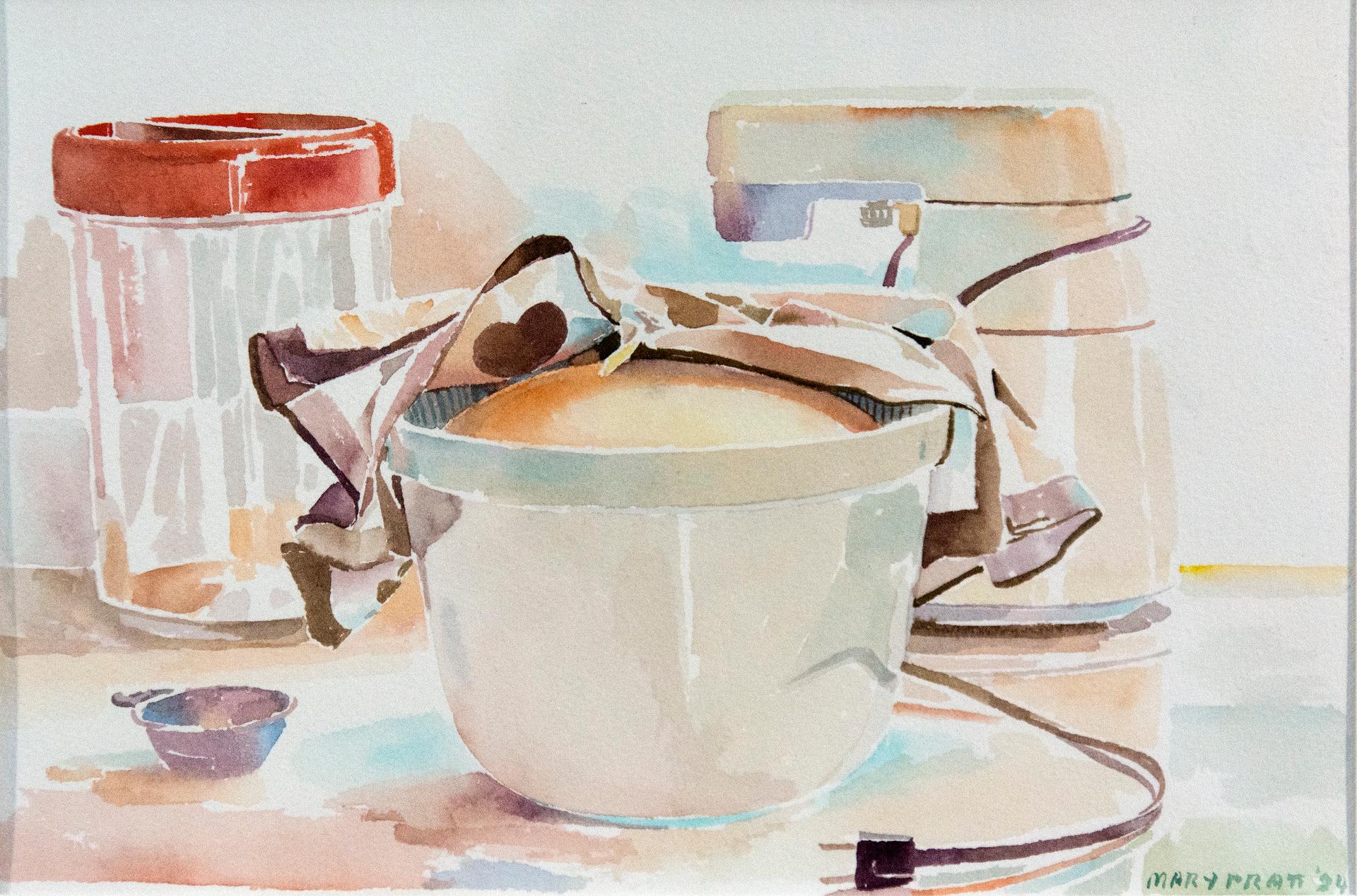 Mary Frances West Pratt (1935-2018) - Making Bread I, 1984