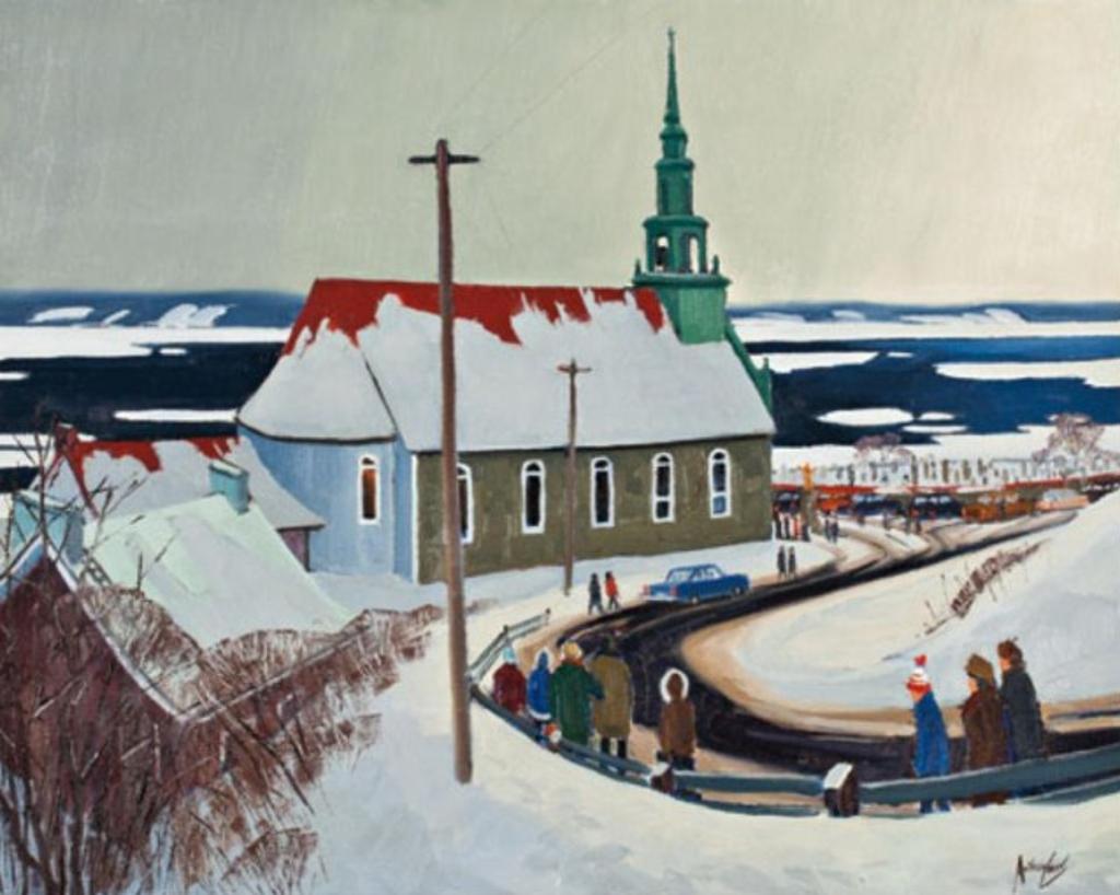 Anthony Law (1916-1996) - Sunday Morning, Ile DOrleans