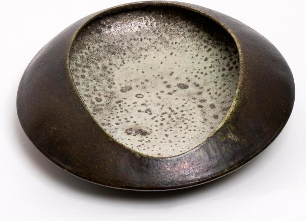 Lindsay Anderson - Raku Bowl with Oval Opening