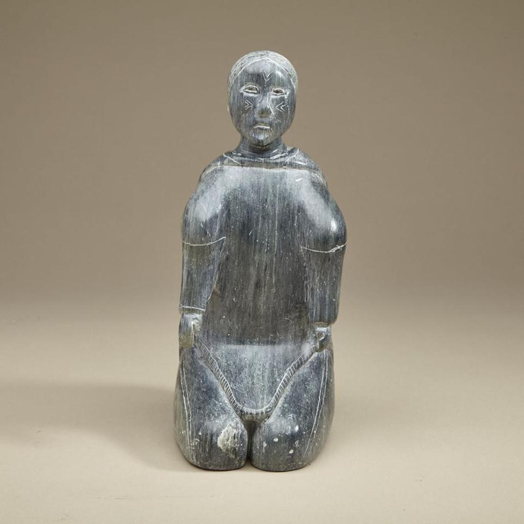 Paniluk Qamanirq (1935) - Kneeling Woman With Tattooed Face