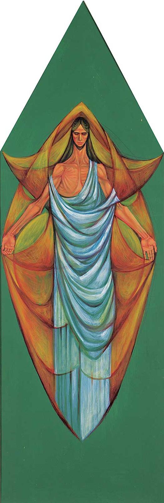 Ronald John (Gyo-Zo) Spickett (1926-2003) - Untitled - Study for United Church Mural