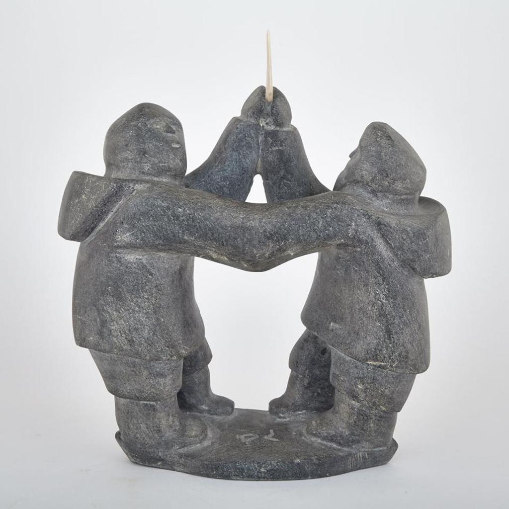 Thomas Ugjuk (1921) - Hunters Struggling For A Knife