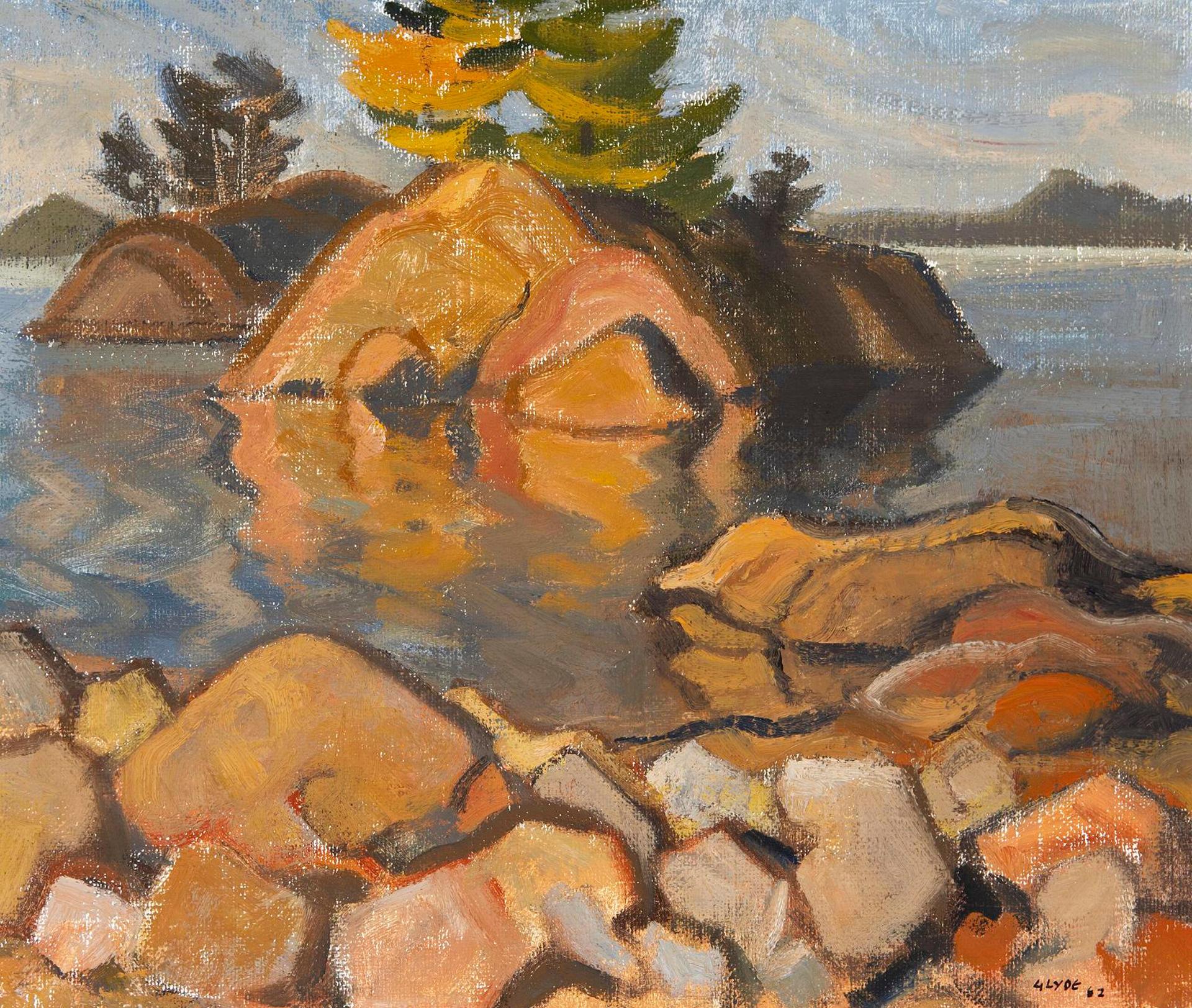 Henry George Glyde (1906-1998) - Quiet Corner, Pender Island B.C.