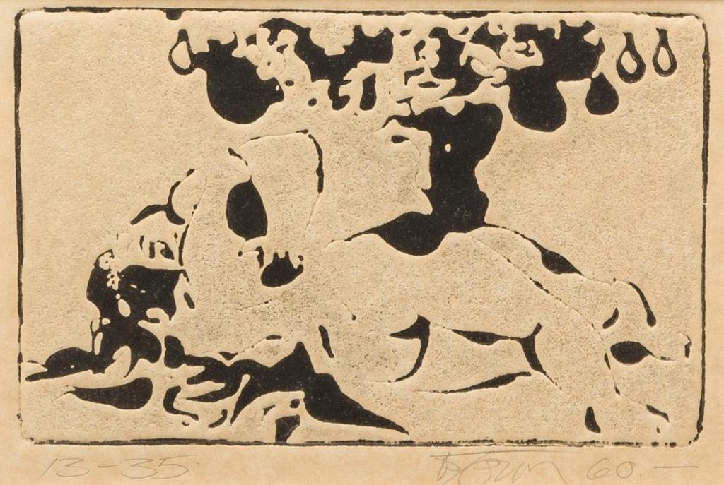Harold Barling Town (1924-1990) - Lovers in an Embrace
