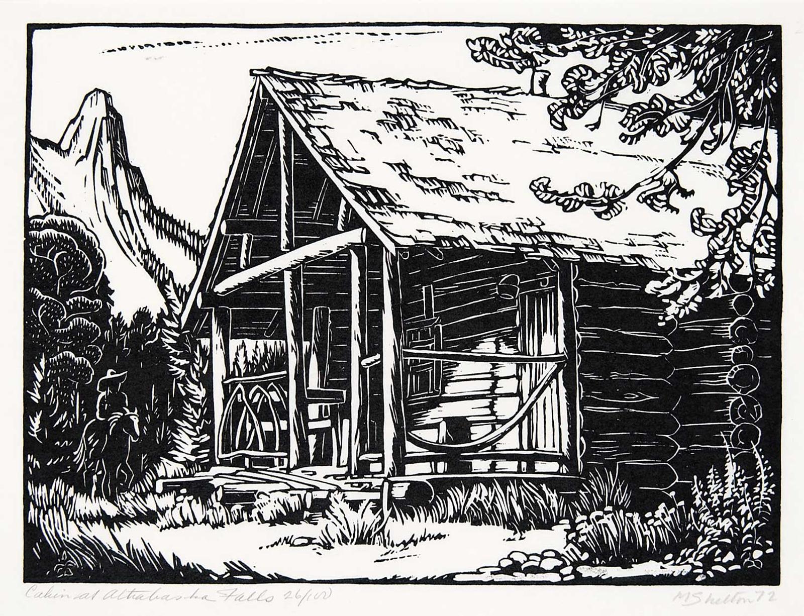 Margaret Dorothy Shelton (1915-1984) - Cabin at Athabasca Falls #26/100