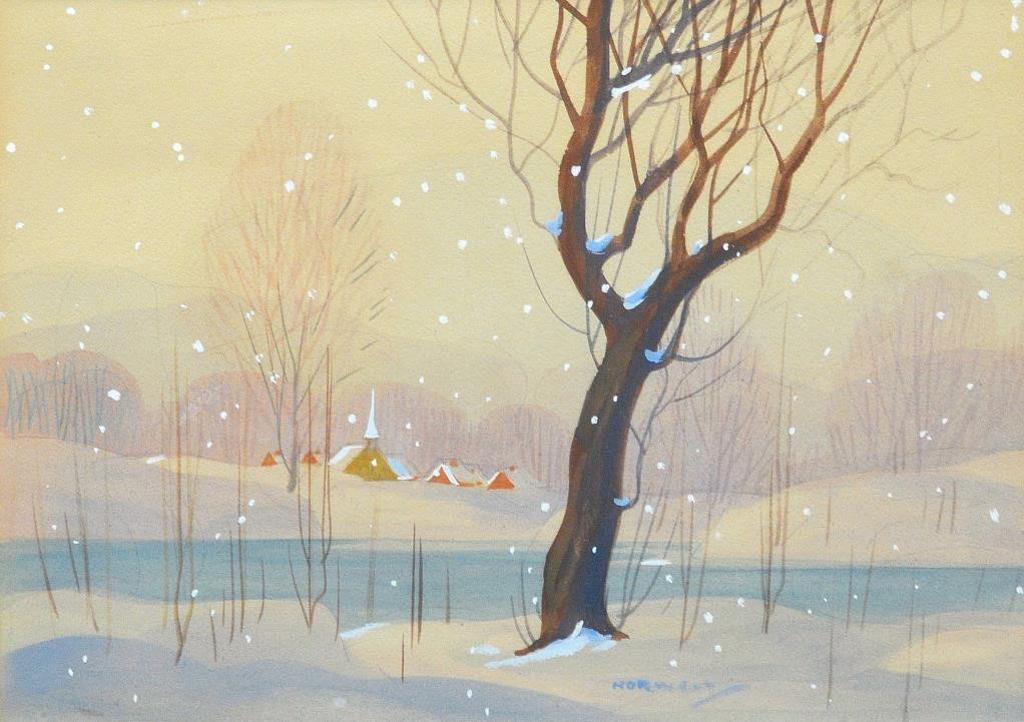 Graham Norble Norwell (1901-1967) - Church And Trees