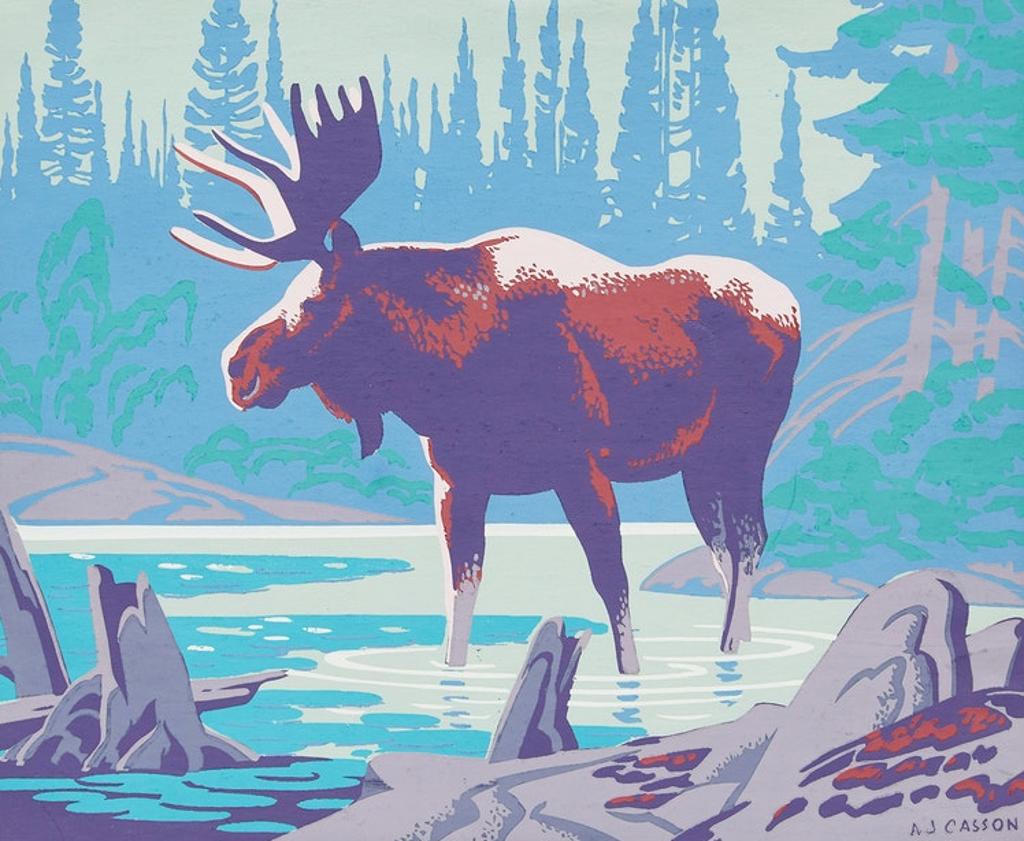 Alfred Joseph (A.J.) Casson (1898-1992) - Moose