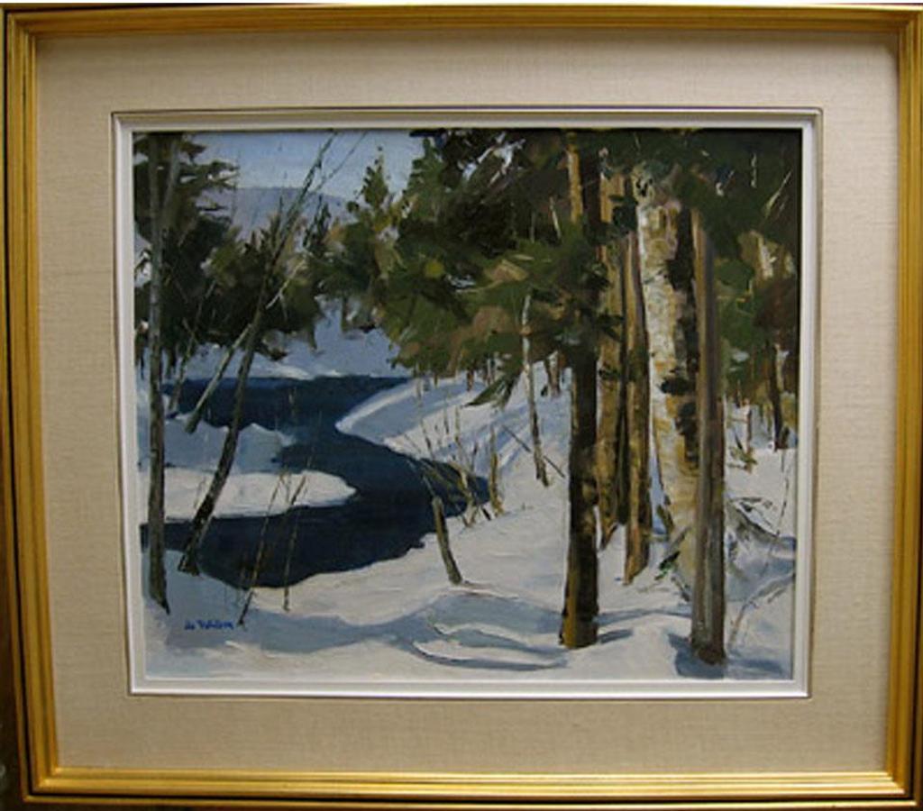 Joanne - Winding Creek -Winter, Laurentians