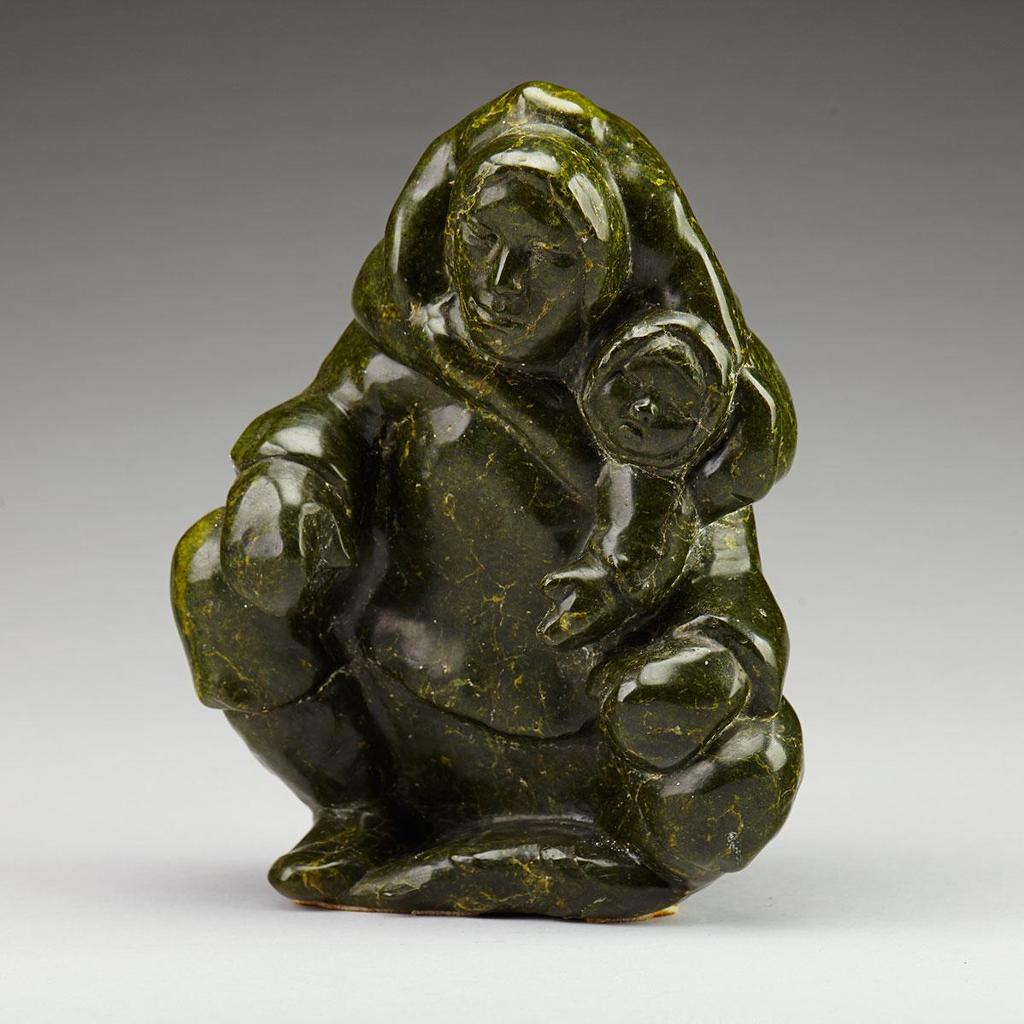 Henry Evaluardjuk (1923-2007) - Mother And Child