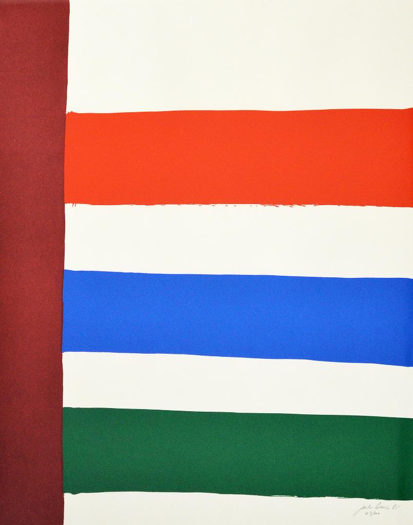 Jack Hamilton Bush (1909-1977) - Stripes to the Right