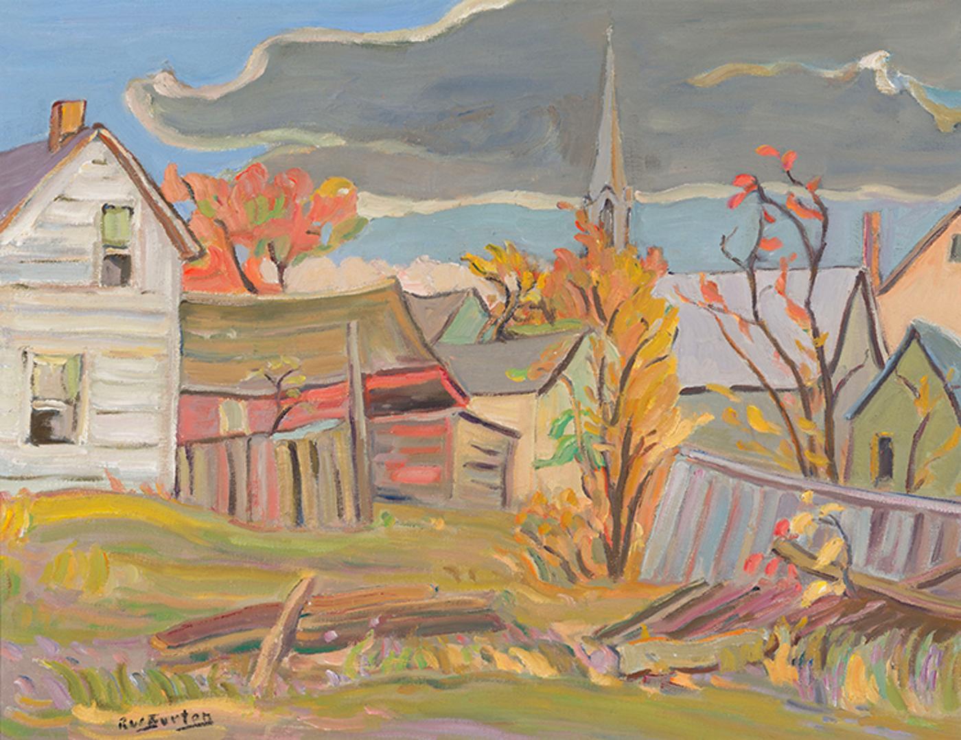 Ralph Wallace Burton (1905-1983) - Village of Mountain, Ont.