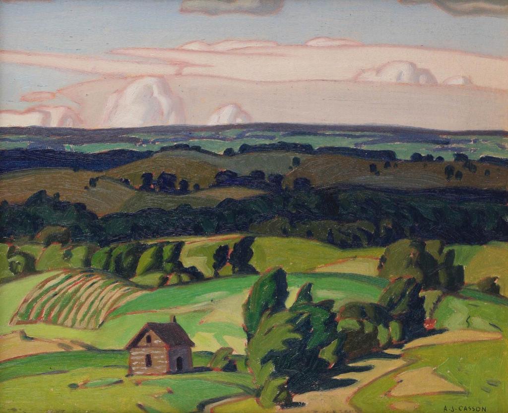 Alfred Joseph (A.J.) Casson (1898-1992) - Near King City; Ca 1936