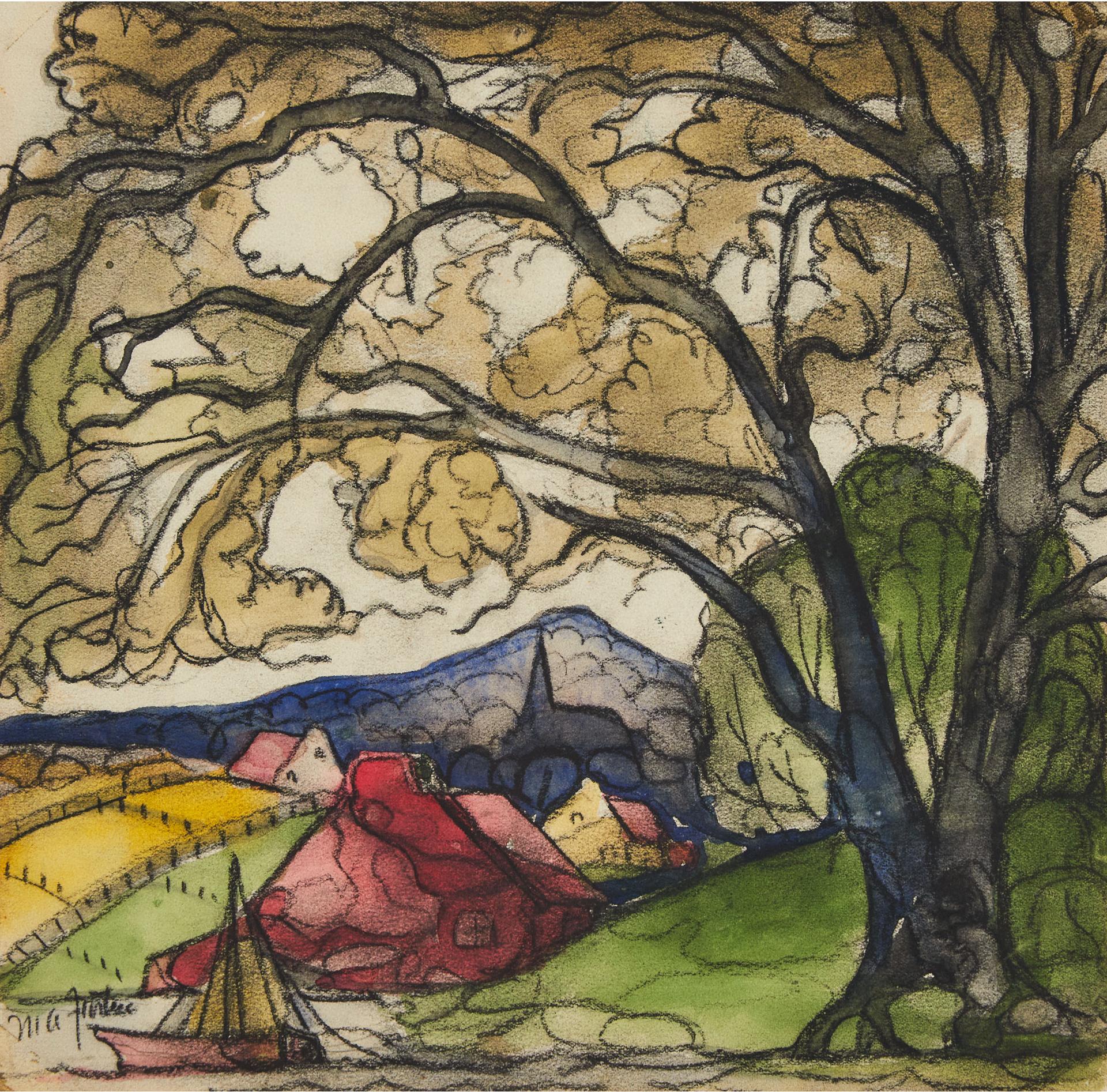 Marc-Aurèle Fortin (1888-1970) - Untitled (Île D'orléans)