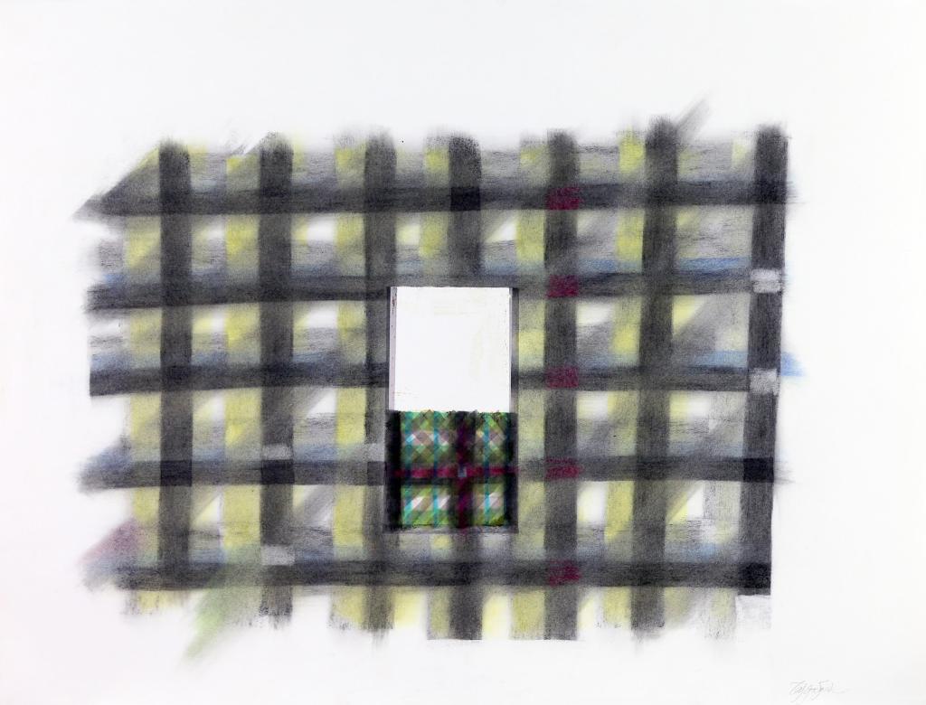 Ted Godwin (1933-2013) - Tartan (Black And Yellow)