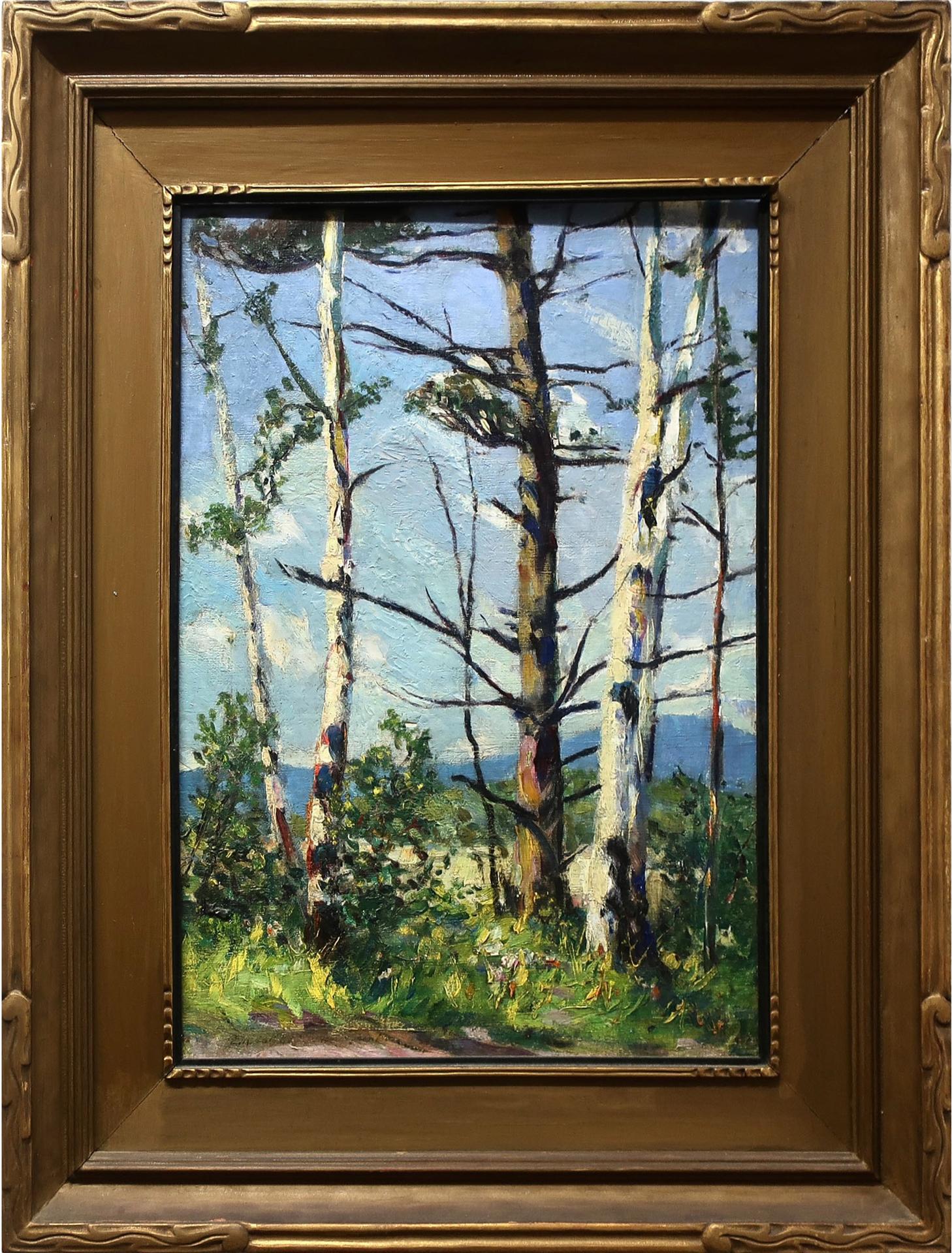 Elizabeth Annie Mcgilllivray Knowles (1866-1928) - Untitled (Among The Birches)
