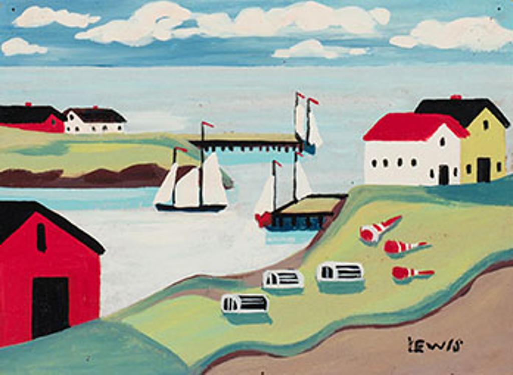 Maud Kathleen Lewis (1903-1970) - Harbour Scene